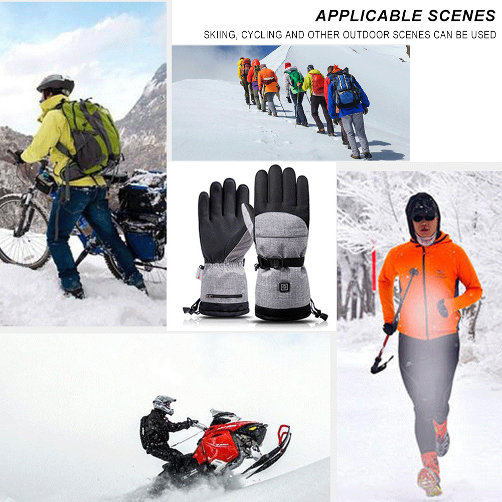 Electric Heated Gloves Men Wom - Ski Glove Waterproof review and price