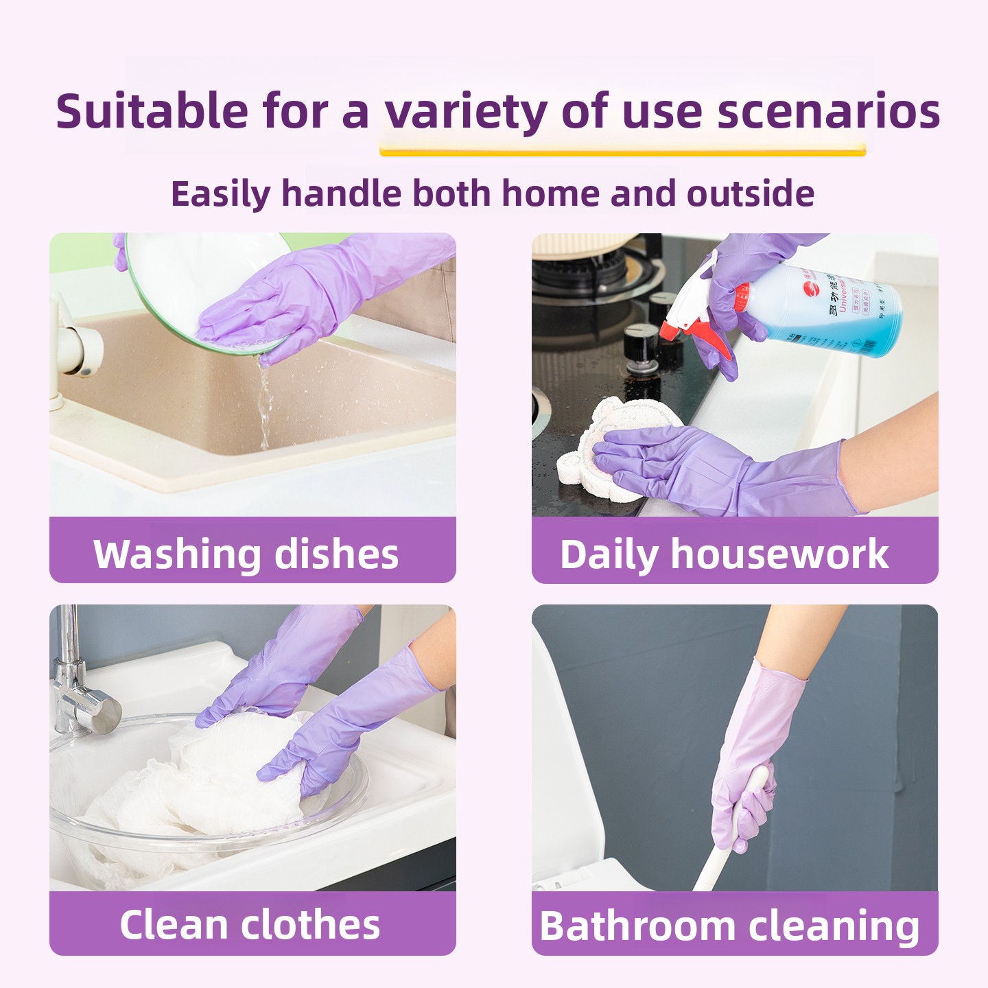 Disposable Nitrile Gloves Long - Dish Glove Rubber review and price