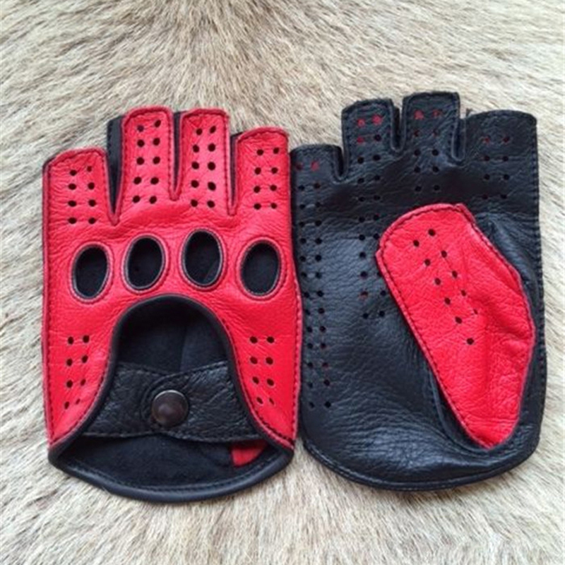 Retro Half Finger Goat Leather - Leather Driving Glove review and price