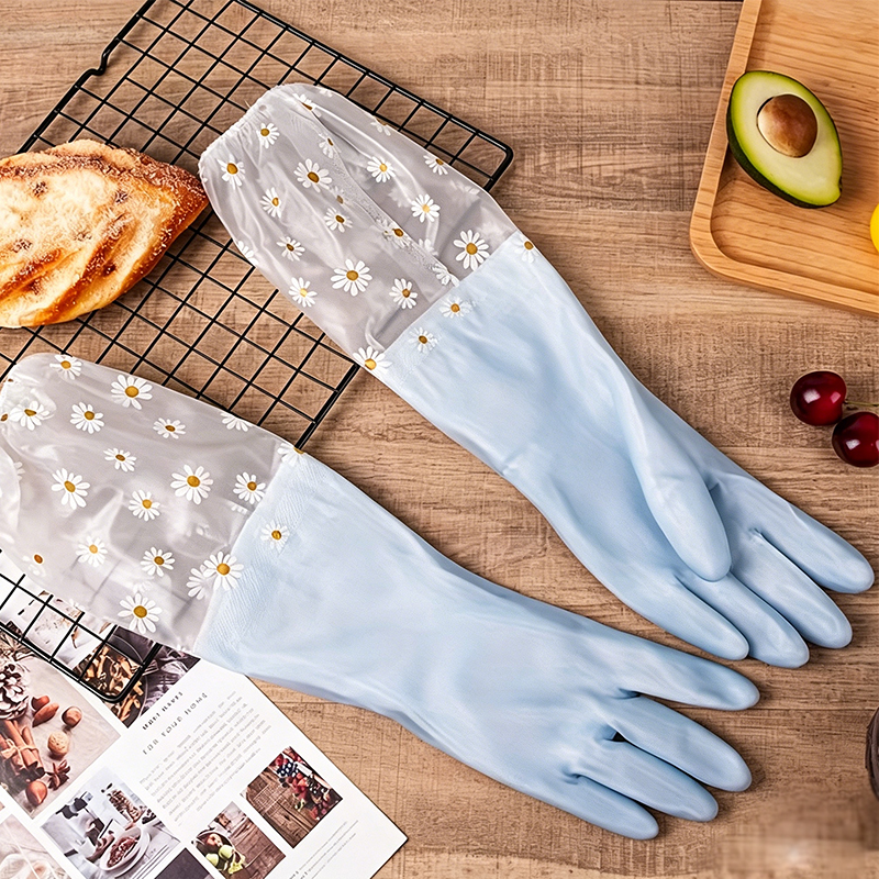 A Pair of New Long-Sleeved Rub - Dish Glove Rubber review and price