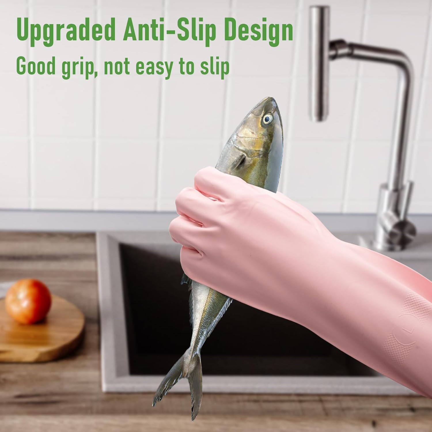 3 Pairs Colorful Rubber Dishwa - Rubber Glove Cleaning review and price