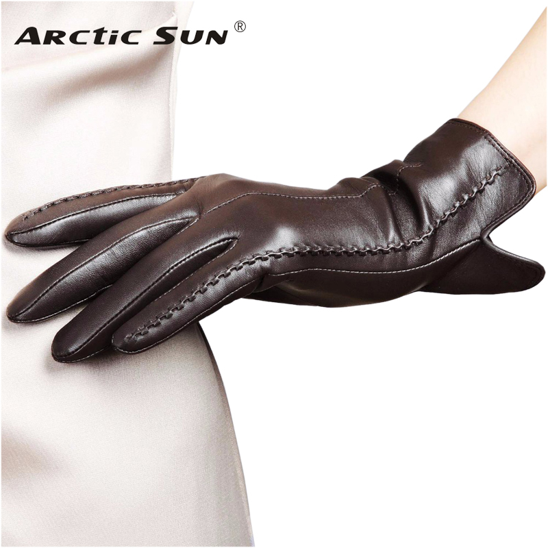Real Leather Gloves Female Hig - Leather Driving Glove review and price