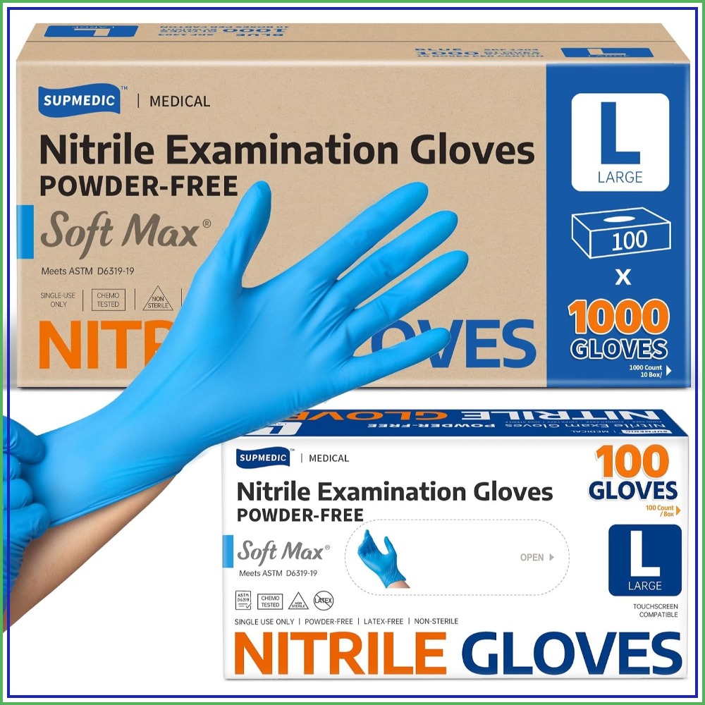 Nitrile Exam Gloves, 1000 Pcs, - Exam Glove Nitrile review and price