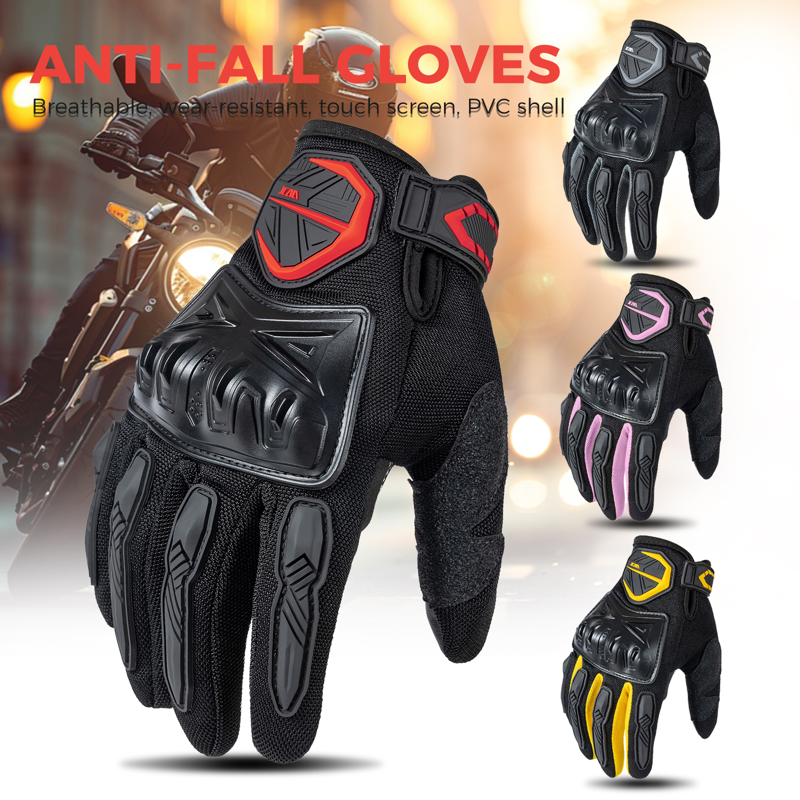 Summer Motorcycle Gloves Men W - Cycling Glove Padded review and price