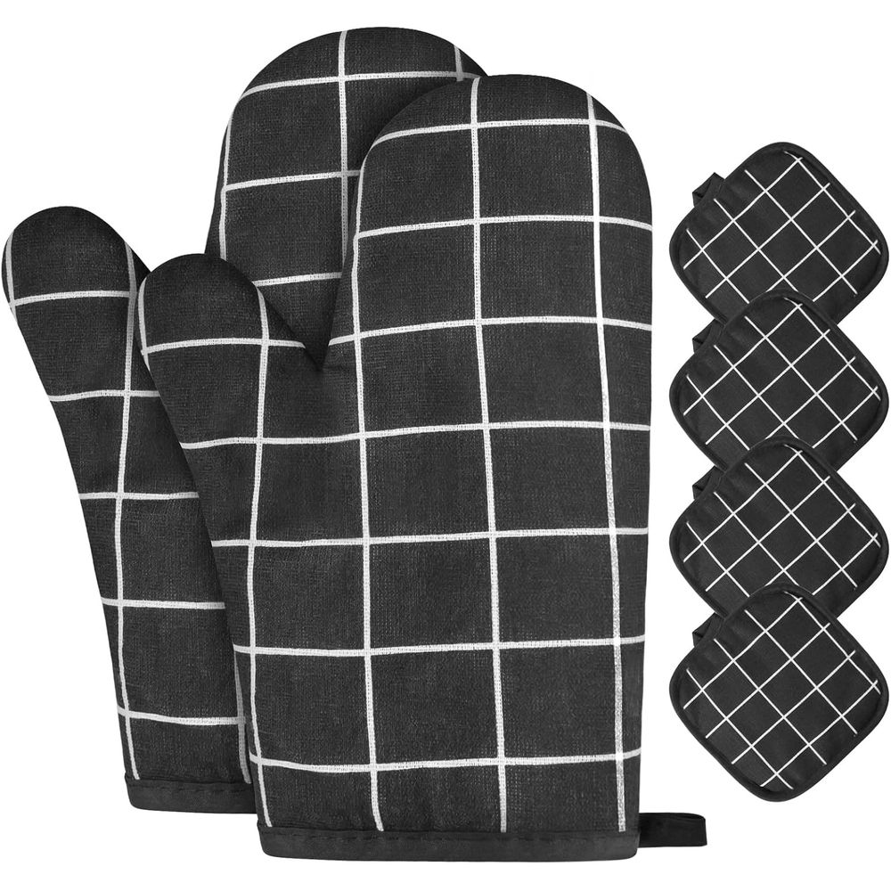6-Piece Heat Resistant Oven Mi - Heat Resistant Glove review and price