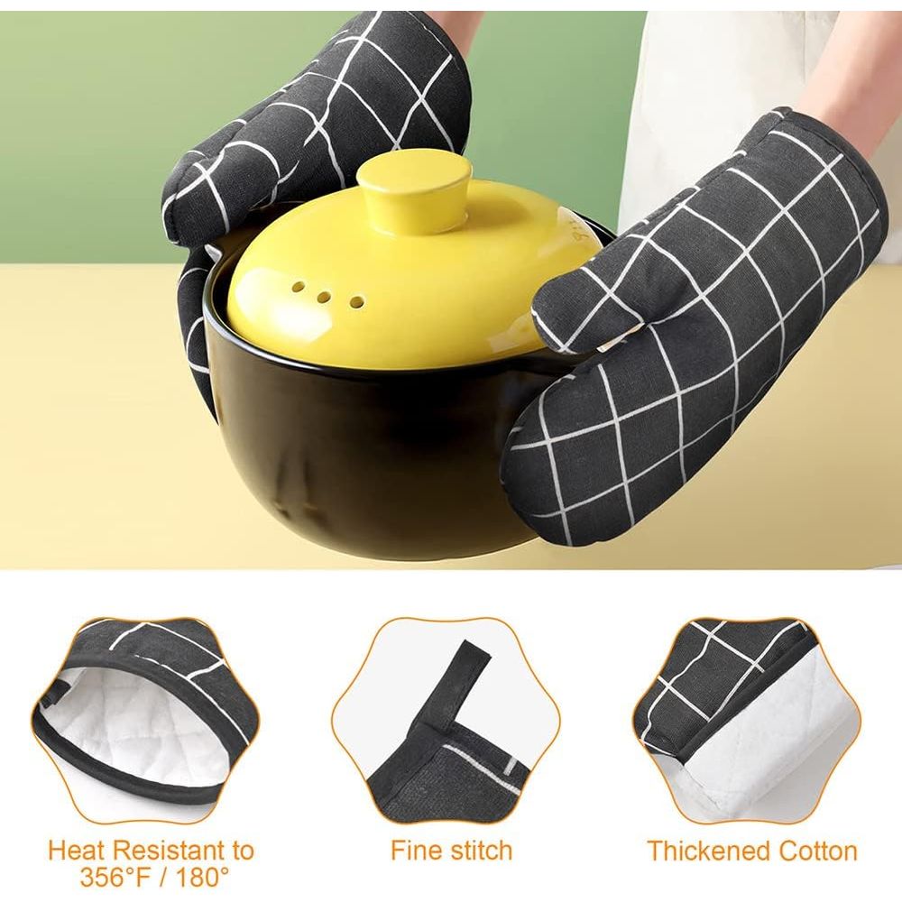 6-Piece Heat Resistant Oven Mi - Heat Resistant Glove review and price
