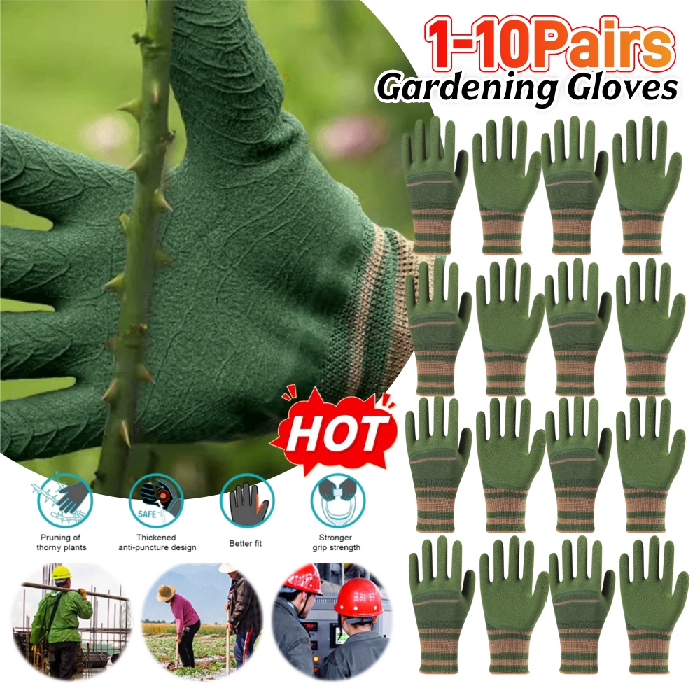 1-10Pairs Gardening Gloves Wat - Gardening Glove Waterproof review and price