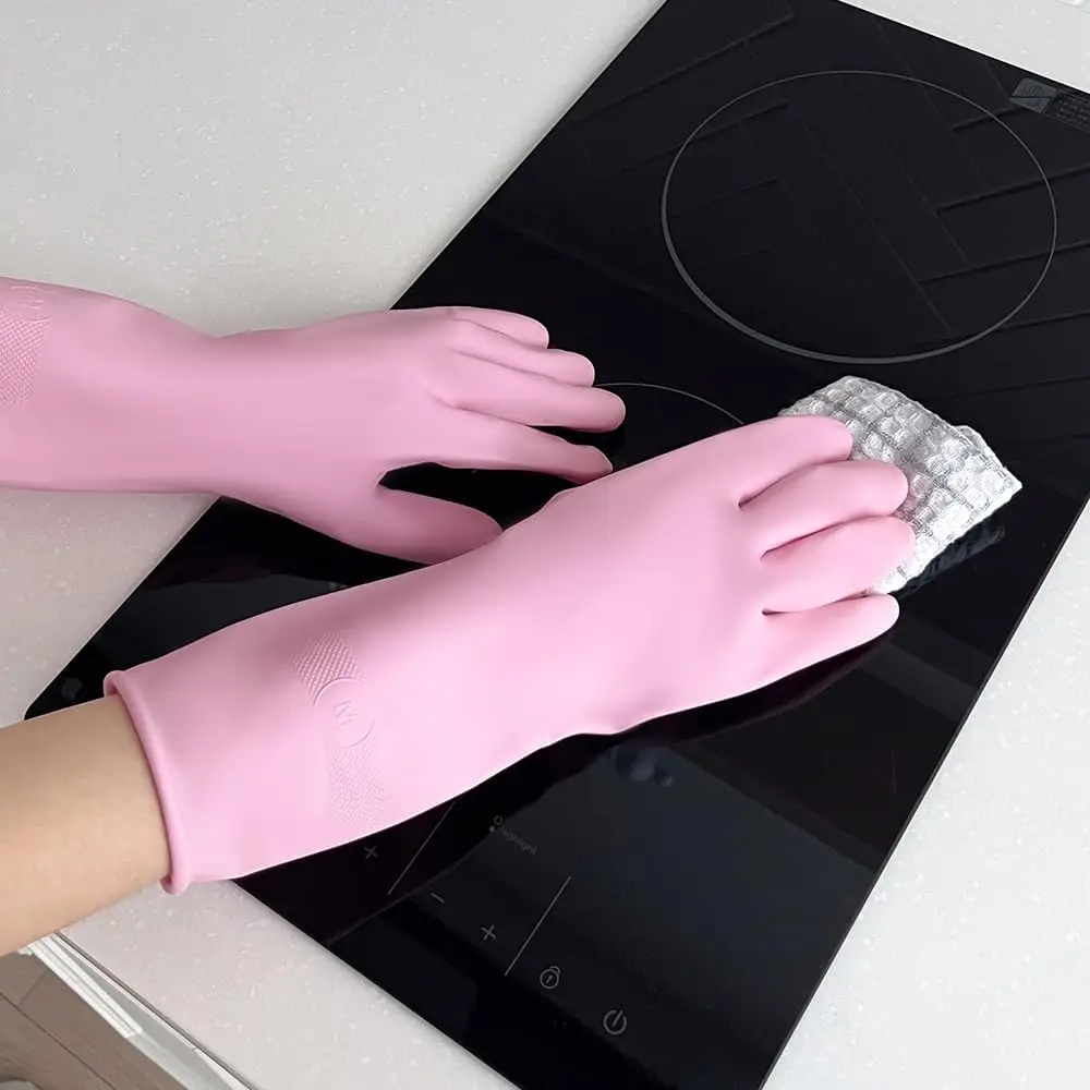 3 Pairs Cream-Coating Rubber G - Rubber Glove Cleaning review and price
