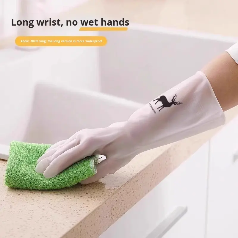 Waterproof Housework Cleaning  - Dish Glove Rubber review and price