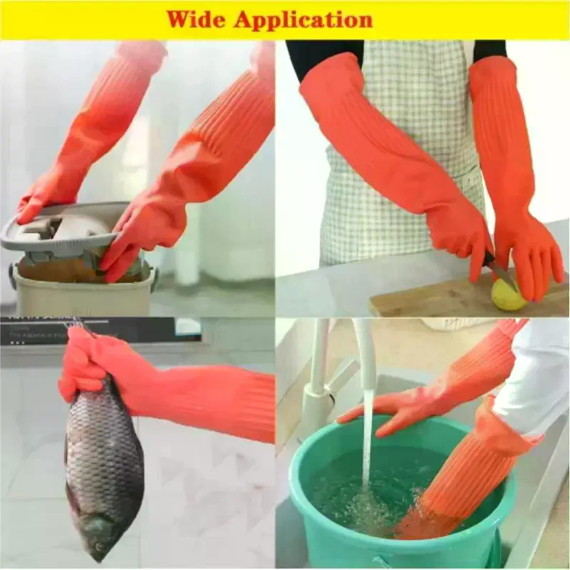 Long Reusable Rubber Dishwashi - Dish Glove Rubber review and price