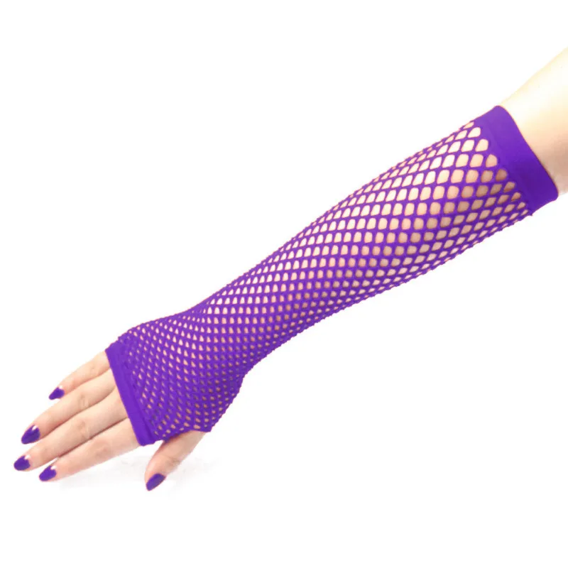 Women Fashion Neon Fishnet Fin - Fingerless Glove Knit review and price