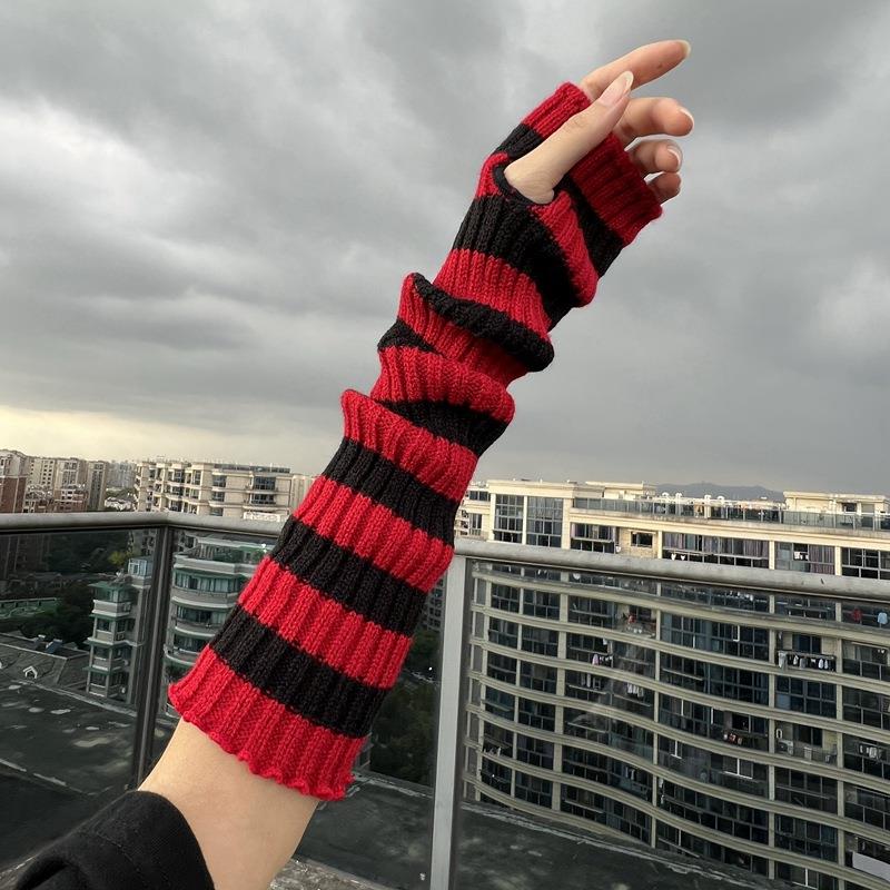 Winter Warm Long Sleeves Gothi - Fingerless Glove Knit review and price