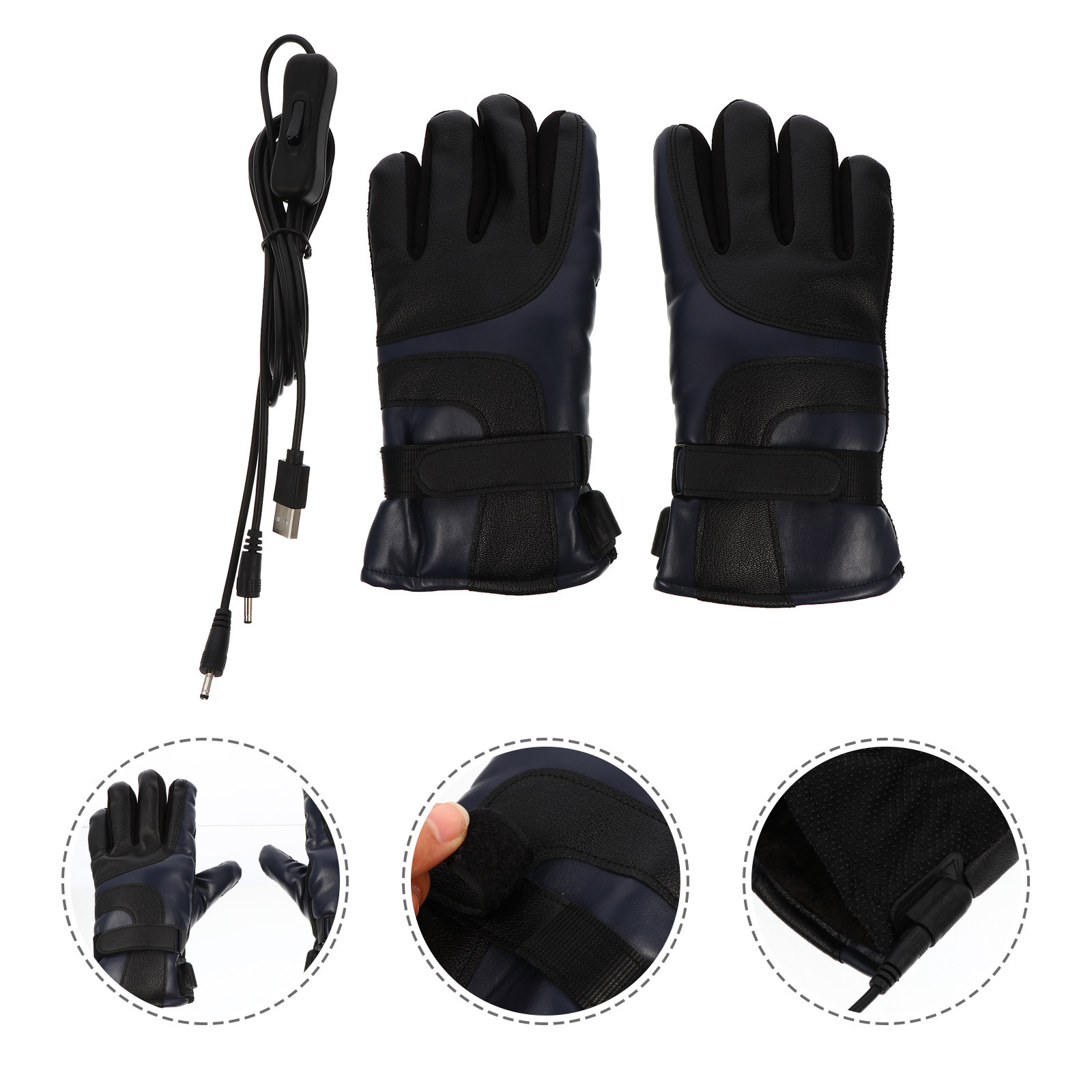1Pair USB Electric Heated Glov - Winter Glove Insulated review and price