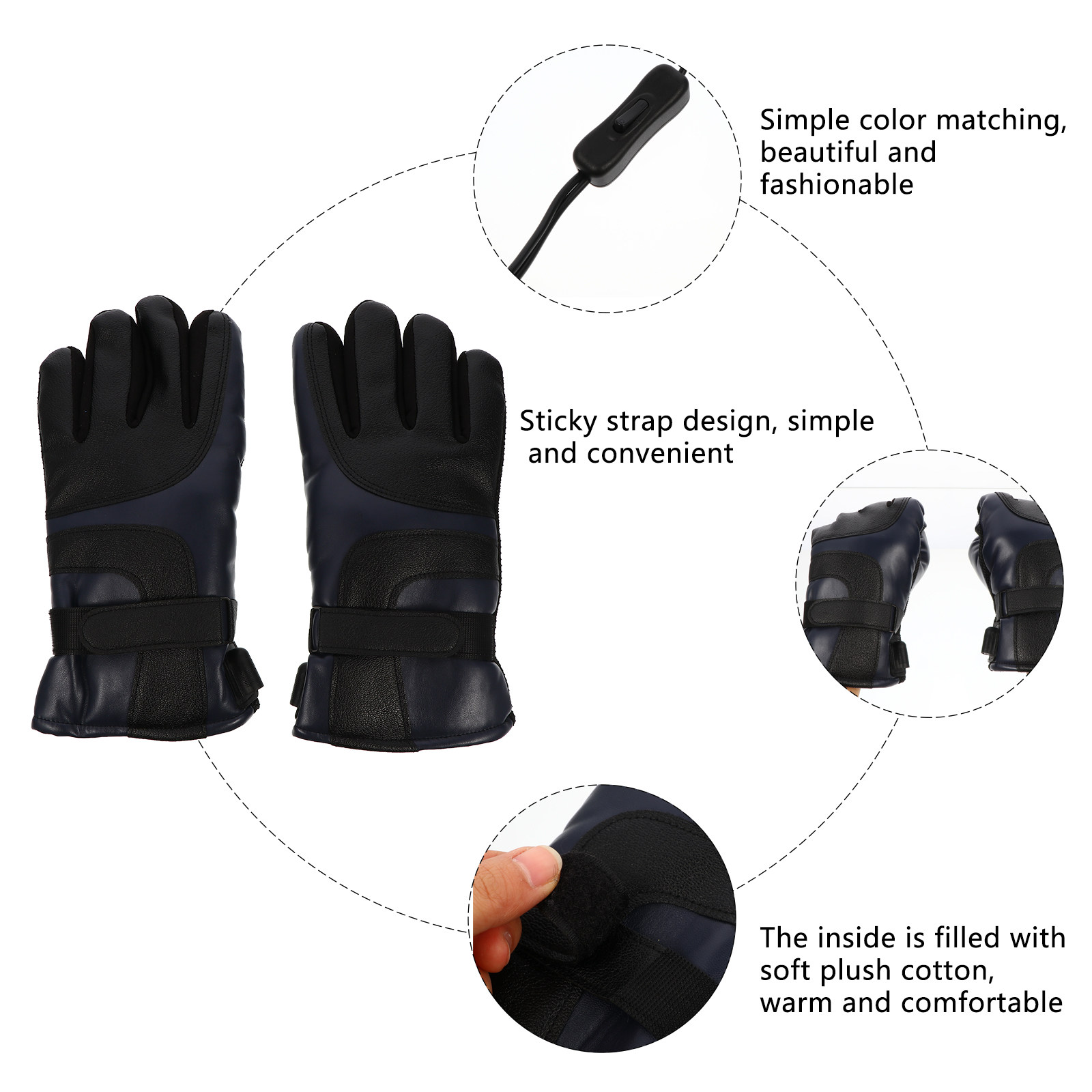 1Pair USB Electric Heated Glov - Winter Glove Insulated review and price
