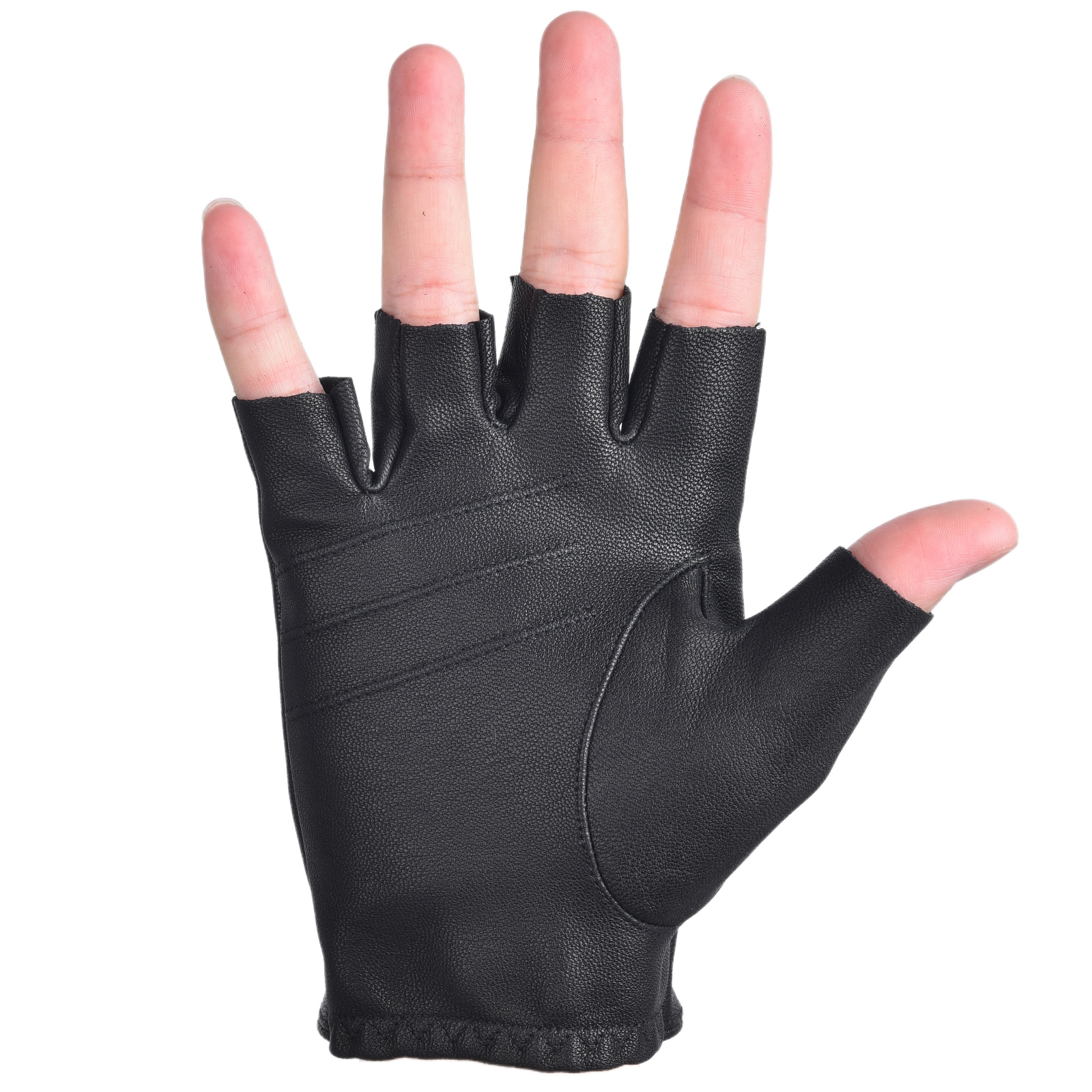 Mens Fingerless Gloves Half Fi - Leather Driving Glove review and price