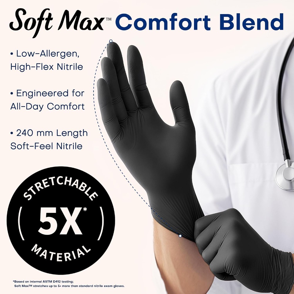 Nitrile Exam Gloves, 1000Pcs L - Exam Glove Nitrile review and price